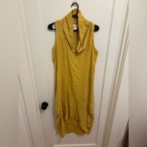 Cynthia Rowley Linen Cowl Neck Dress
